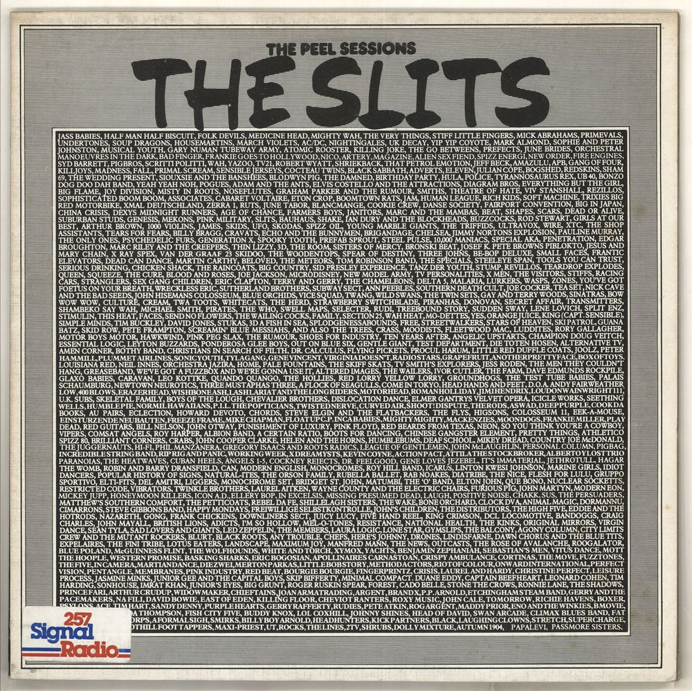 The Slits The Peel Sessions UK 12" vinyl single (12 inch record / Maxi-single) SFPS021