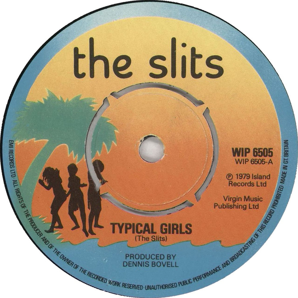 The Slits Typical Girls - P/S - 4pr UK 7" vinyl single (7 inch record / 45) SLI07TY737331