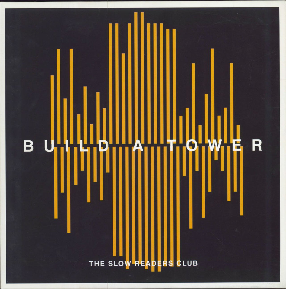 The Slow Readers Club Build A Tower - Marigold & Black Swirl vinyl UK vinyl LP album (LP record) MODERN036LP