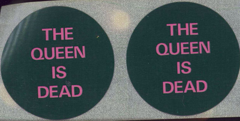 The Smiths The Queen Is Dead Stickers UK Promo memorabilia PROMOSTICKERS