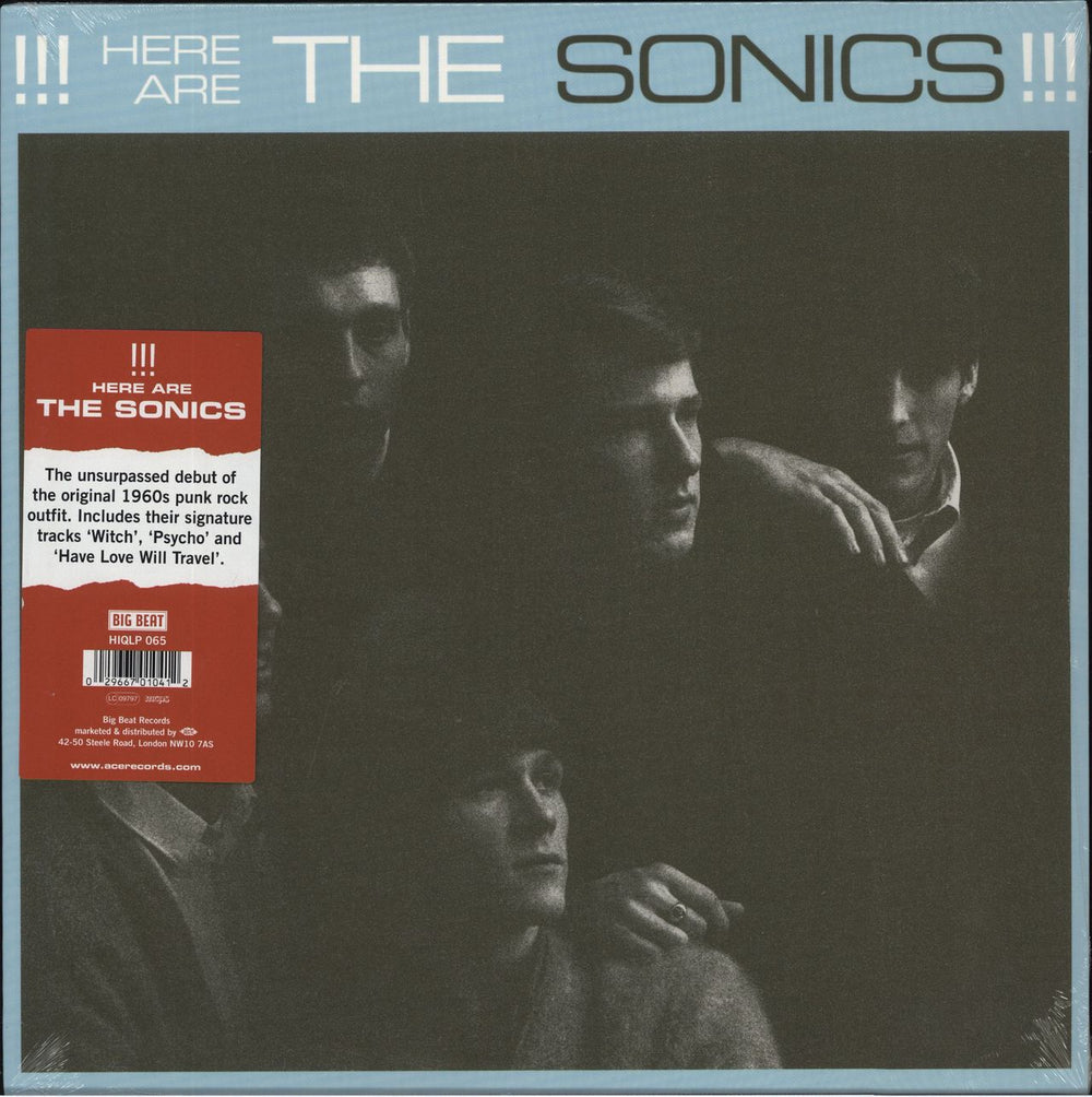 The Sonics Here Are The Sonics!!! - Mono - Sealed UK vinyl LP album (LP record) HIQLP065