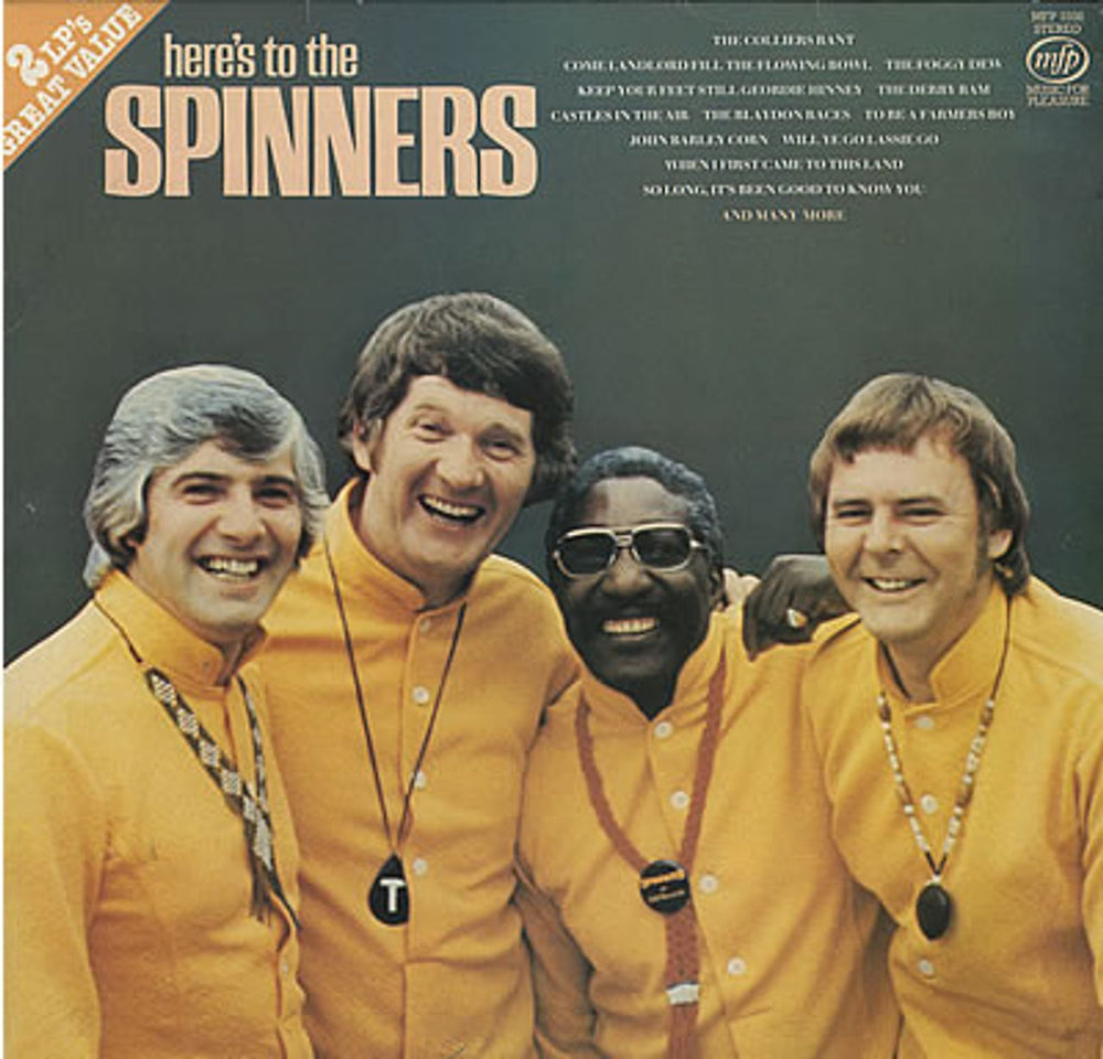 The Spinners Here's To The Spinners UK 2-LP vinyl record set (Double LP Album) MFP1038