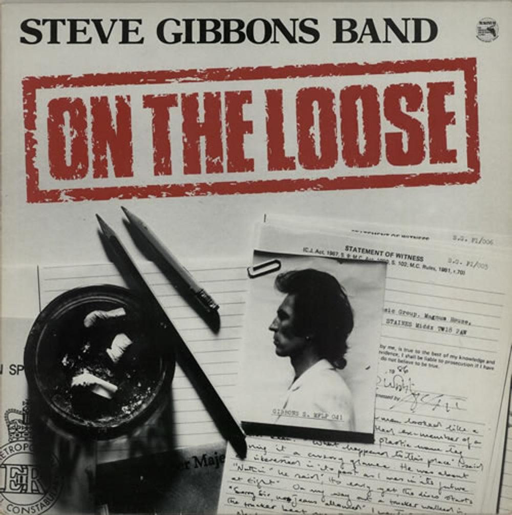 The Steve Gibbons Band On The Loose UK vinyl LP album (LP record) MFLP041