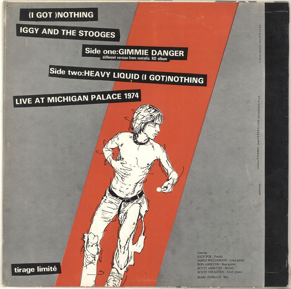 The Stooges (I Got) Nothing French 12" vinyl single (12 inch record / Maxi-single)