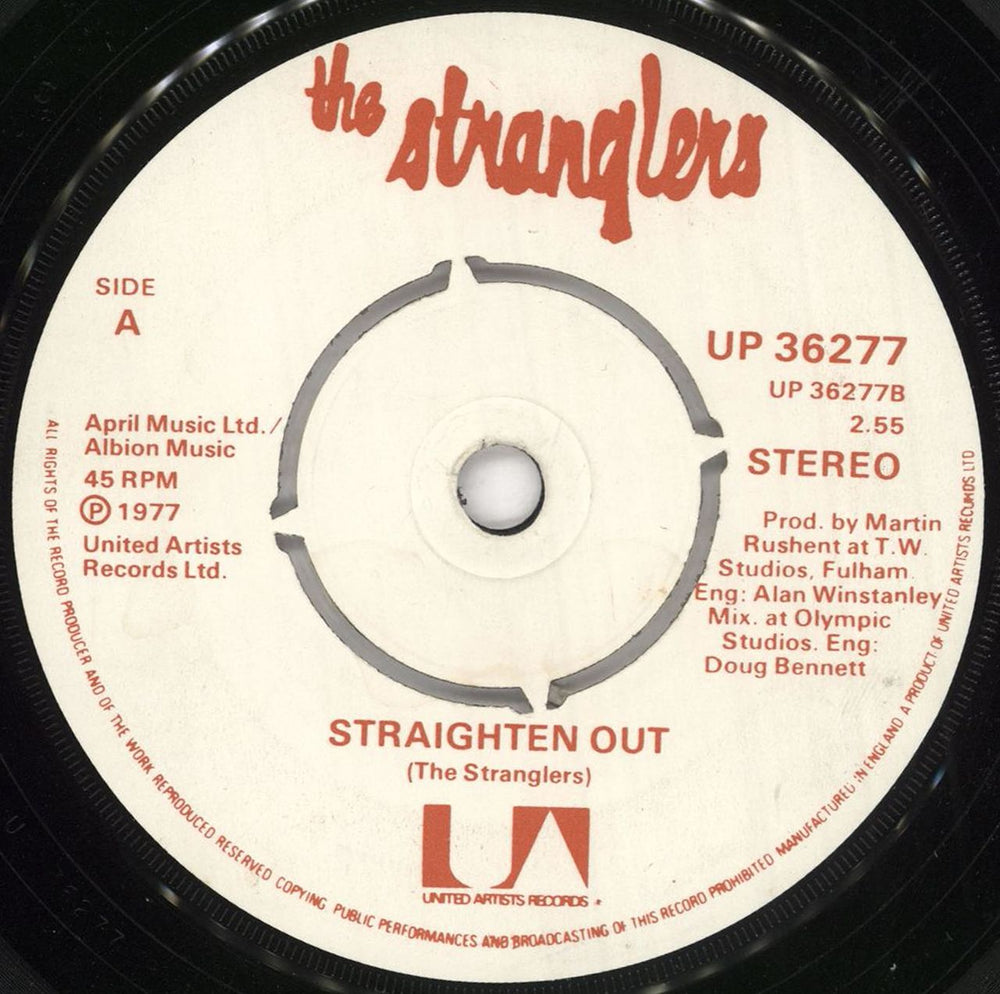 The Stranglers Something Better Change UK 7" vinyl single (7 inch record / 45) UP36277