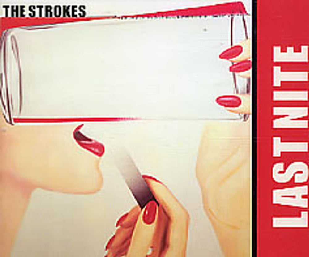 The Strokes Last Nite UK Promo CD single (CD5 / 5") 74321892422