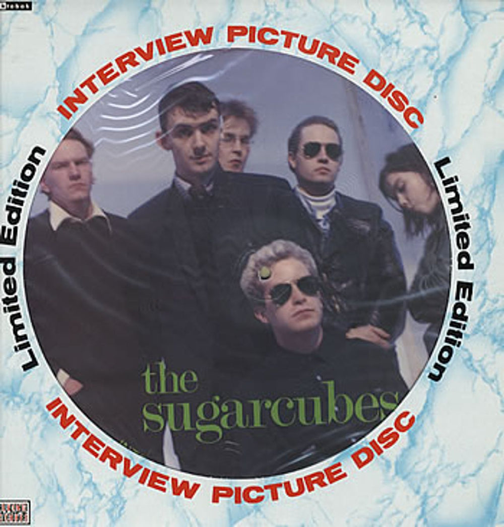 The Sugarcubes Interview Picture Disc UK picture disc LP (vinyl picture disc album) BAK2129