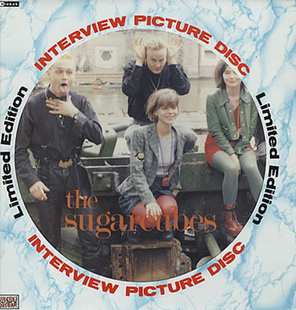 The Sugarcubes Interview Picture Disc UK picture disc LP (vinyl picture disc album) SUGPDIN41470