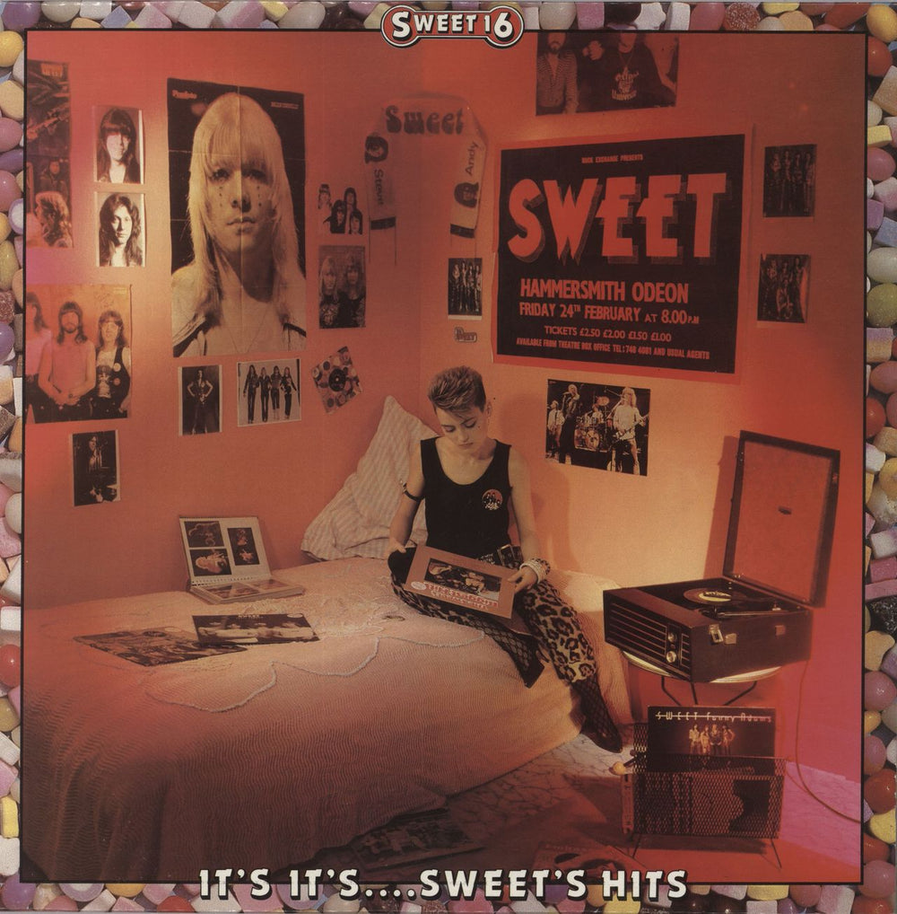 The Sweet Sweet 16 UK vinyl LP album (LP record) GRAM16