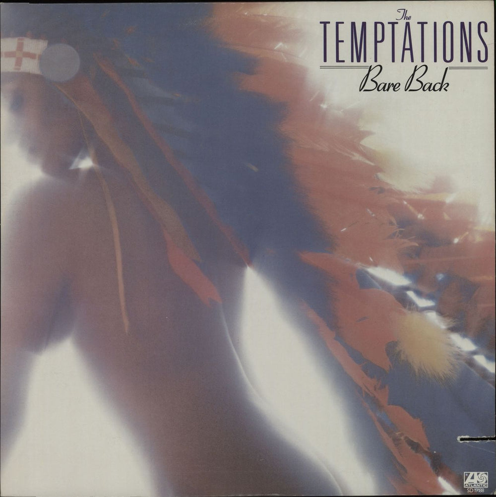 The Temptations Bare Back US vinyl LP album (LP record) SD19188