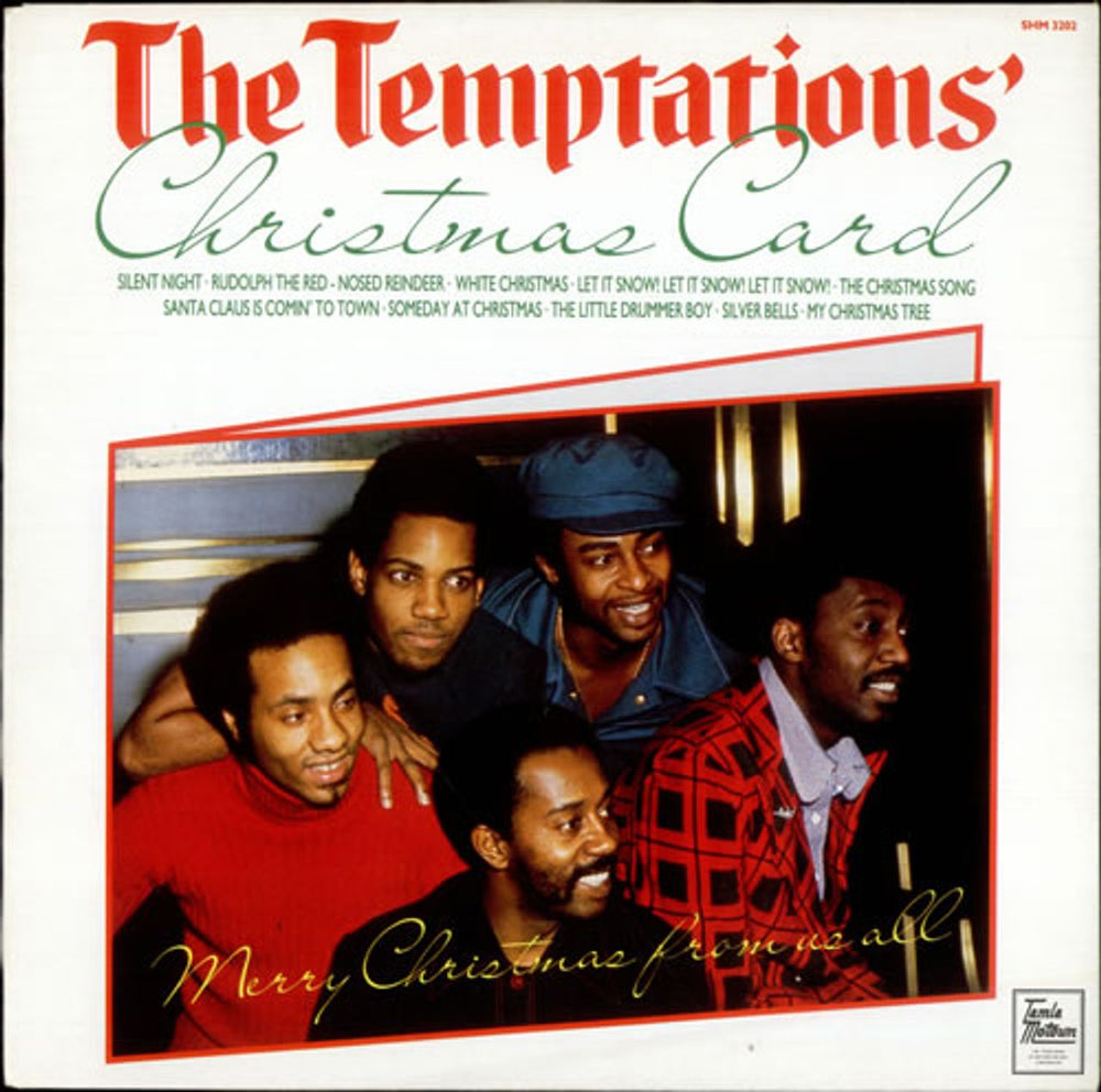 The Temptations Christmas Card UK vinyl LP album (LP record) SHM3202