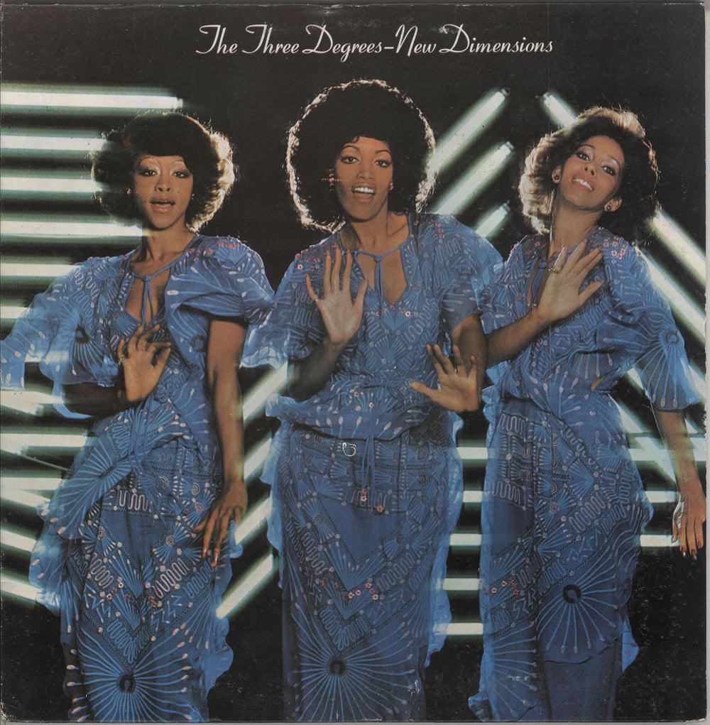 The Three Degrees New Dimensions Greek vinyl LP album (LP record) 5006