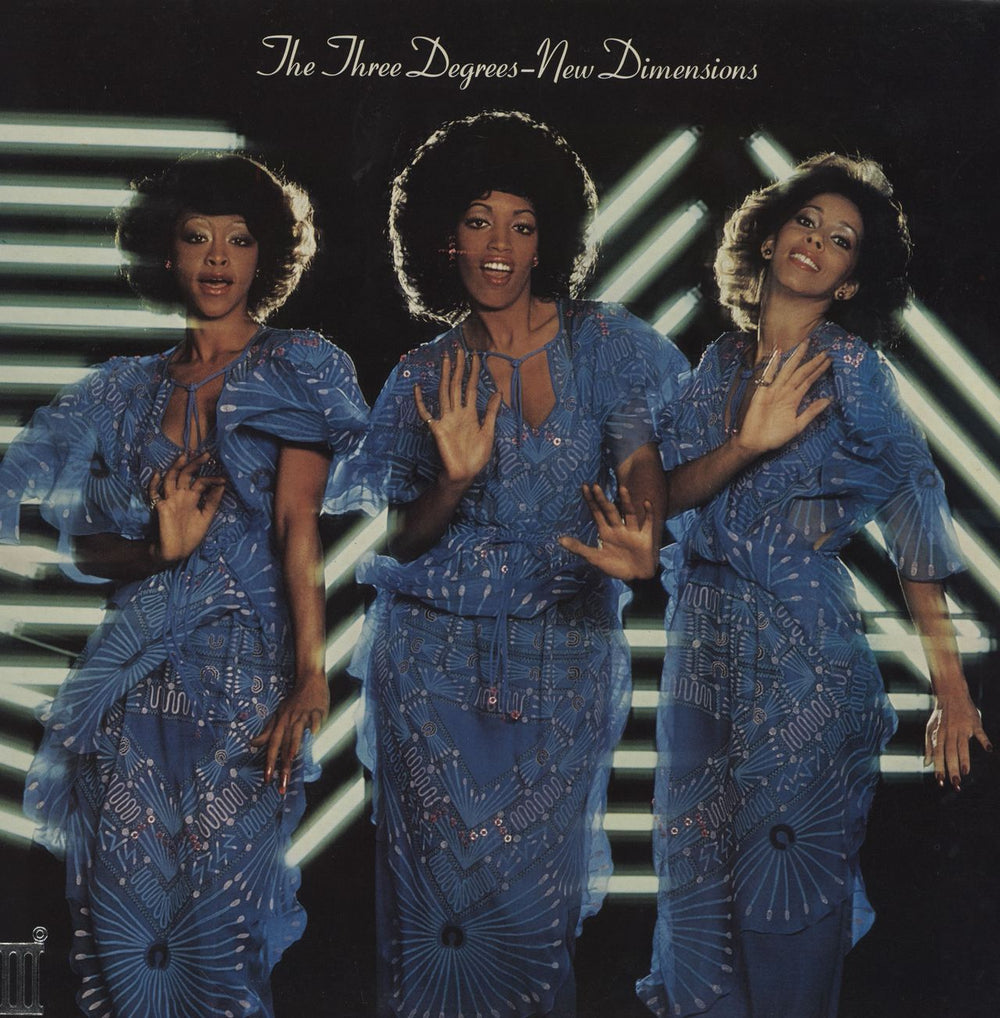 The Three Degrees New Dimensions UK vinyl LP album (LP record) ARLH5012