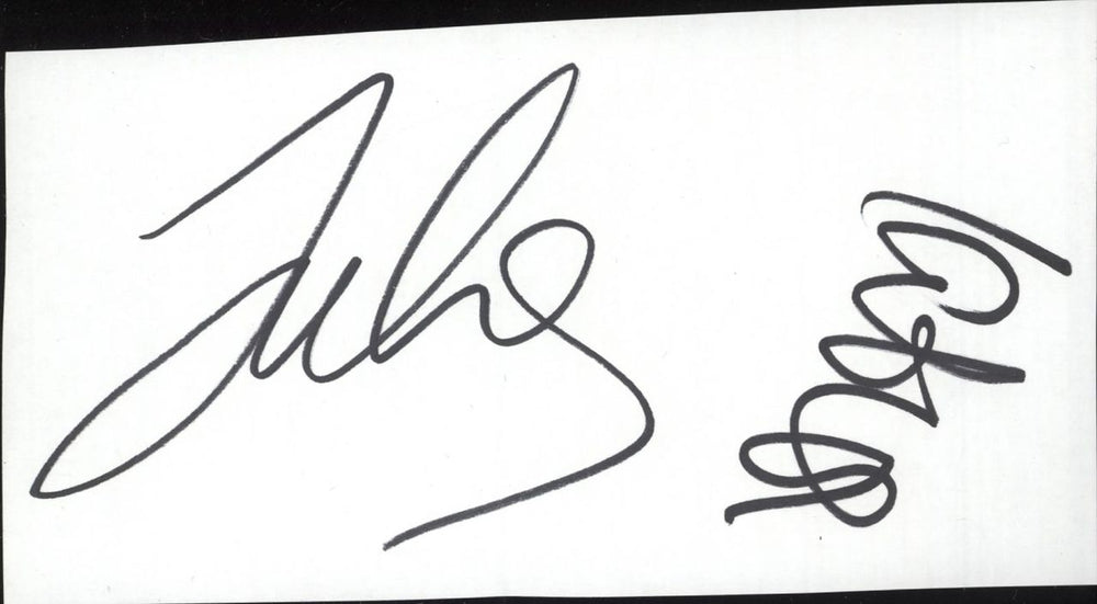 The Ting Tings Autographs UK memorabilia AUTOGRAPHS