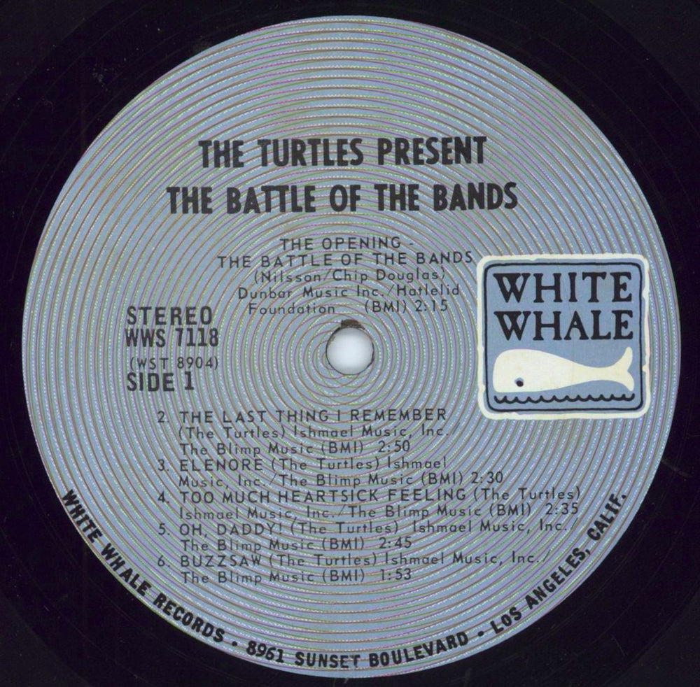 The Turtles Present The Battle Of The Bands US vinyl LP album (LP record) TTLLPPR570995