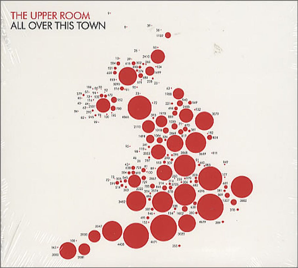 The Upper Room All Over This Town UK CD single (CD5 / 5") 82876728002