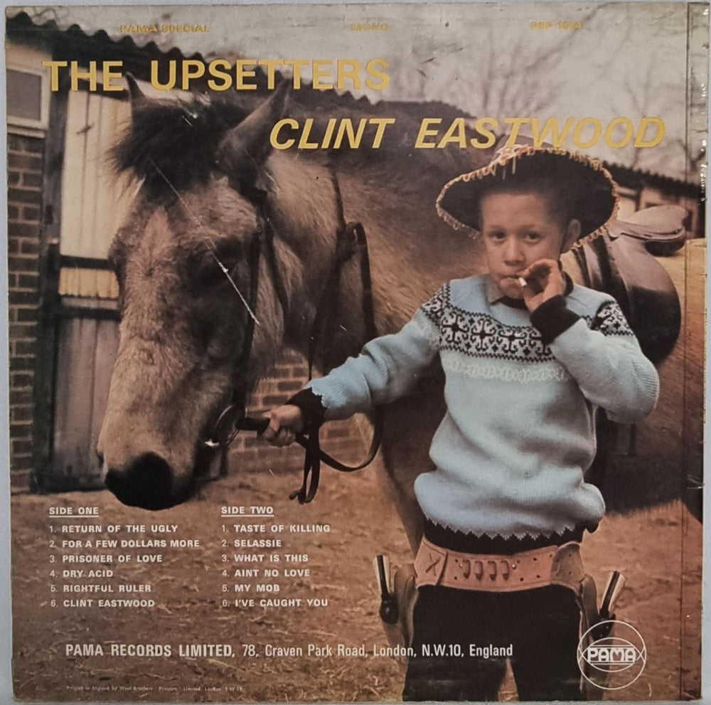 The Upsetters Clint Eastwood UK vinyl LP album (LP record)