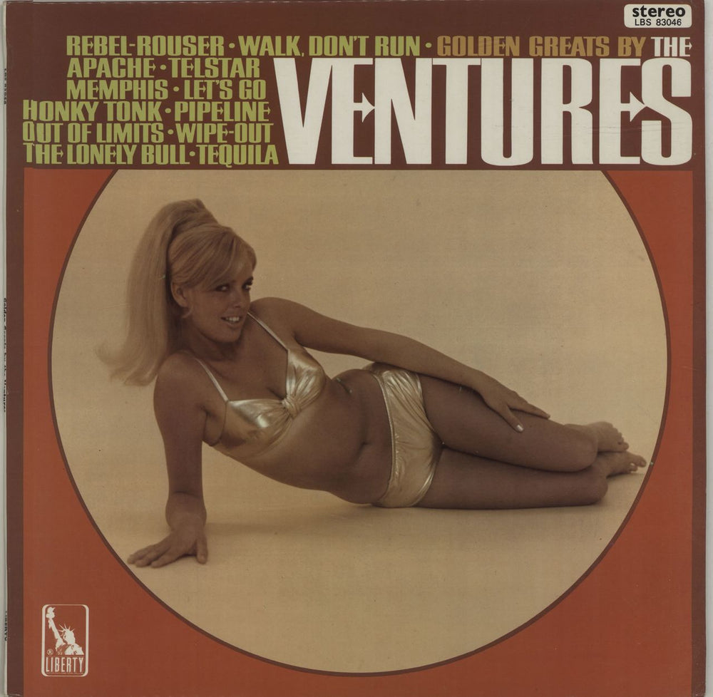 The Ventures Golden Greats By The Ventures UK vinyl LP album (LP record) LBS83046