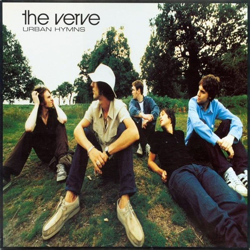 The Verve Urban Hymns - 1st - Picture Labels [Perimeter Text] UK 2-LP vinyl record set (Double LP Album) HUTLP45