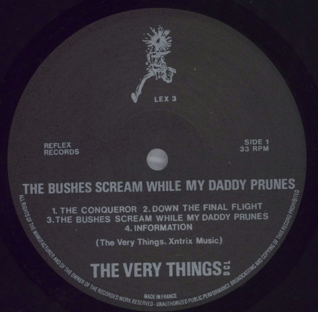The Very Things The Bushes Scream While My Daddy Prunes + 7" Flexi UK vinyl LP album (LP record) TFVLPTH825252