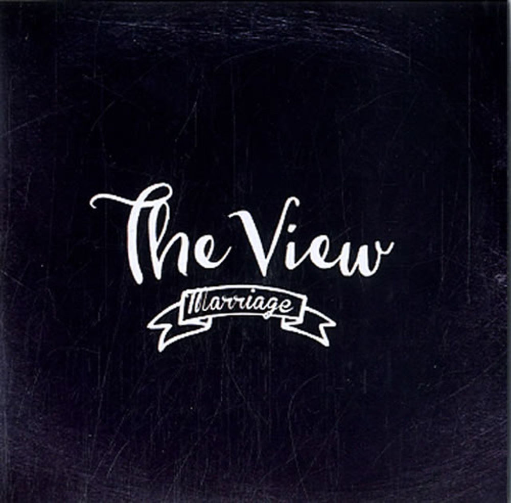 The View Marriage UK Promo CD-R acetate CD-R