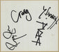 The Vines Signed Card Japanese memorabilia SIGNED CARD