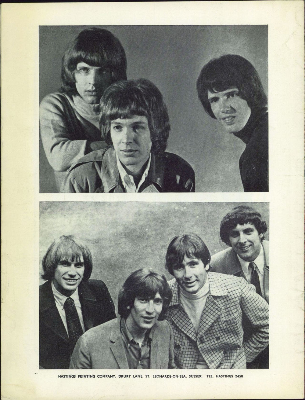 The Walker Brothers 1966 Tour Programme UK tour programme