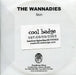 The Wannadies Skin UK Promo CD-R acetate CDR ACETATE