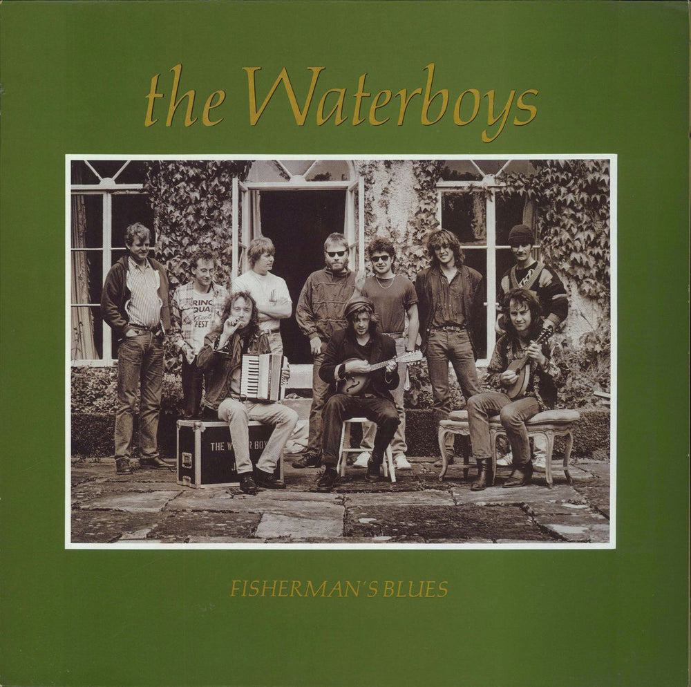 The Waterboys Fisherman's Blues UK vinyl LP album (LP record) CHEN5