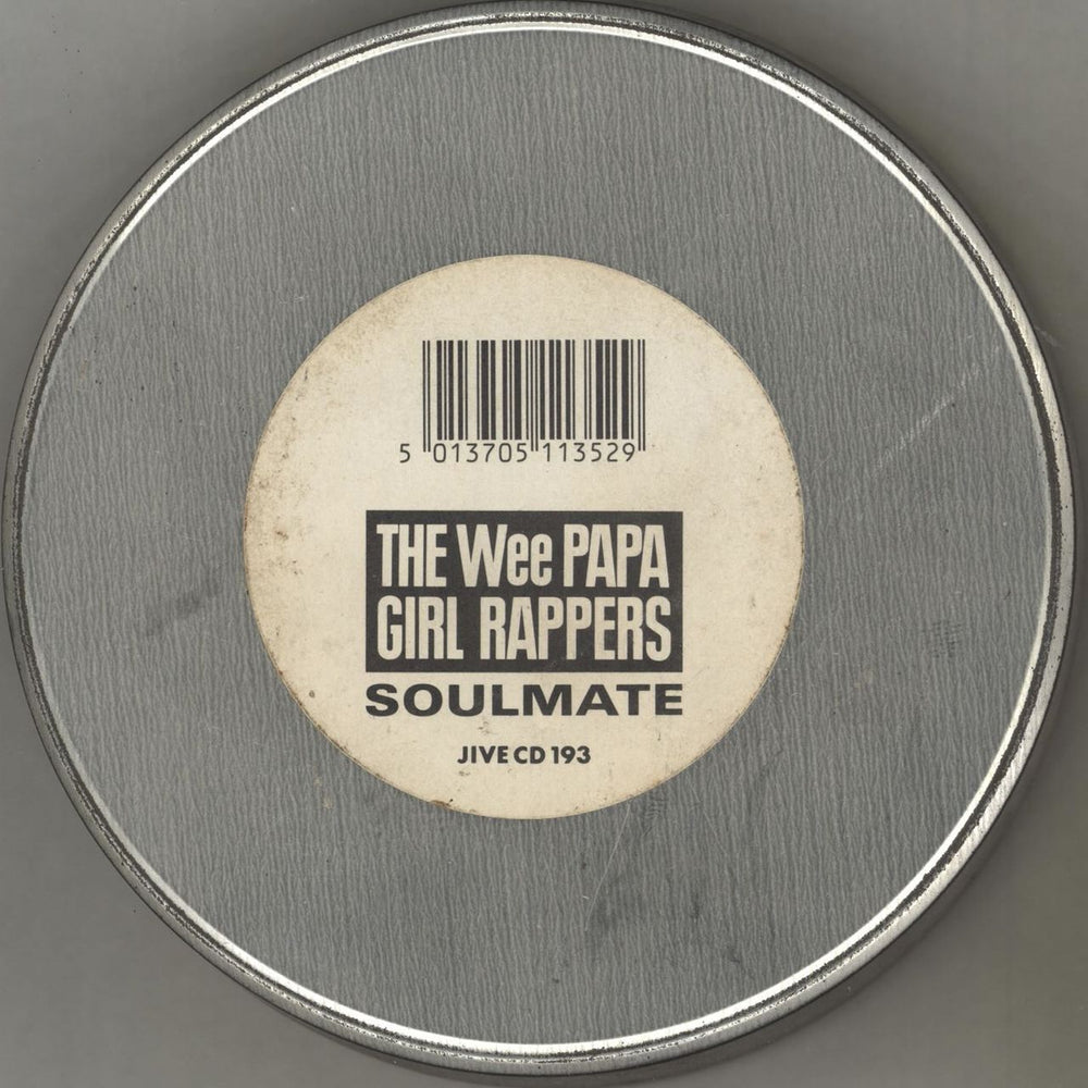 The Wee Papa Girl Rappers Soulmate - in 5" tin UK CD single (CD5 / 5") 5013705113529