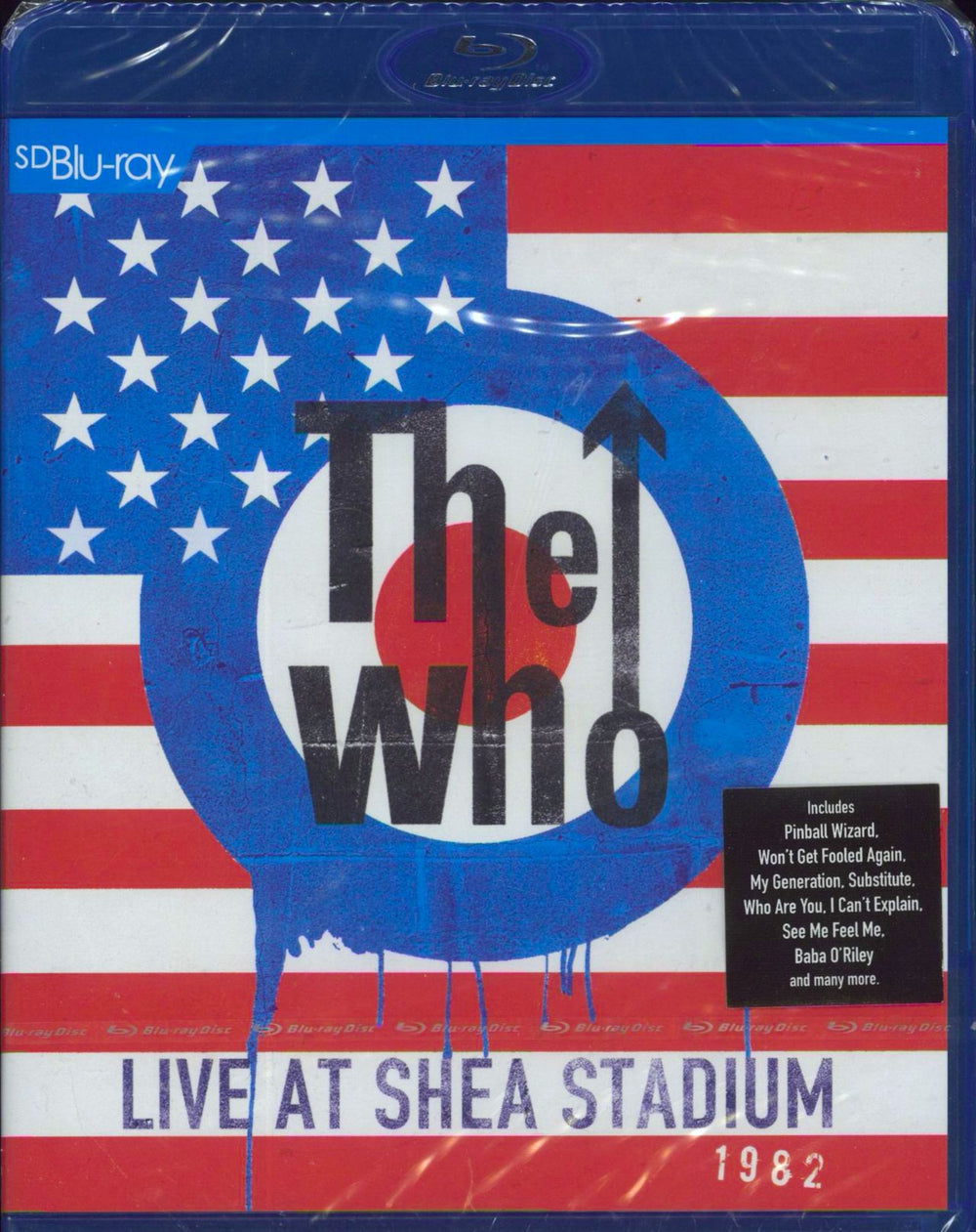 The Who Live At Shea Stadium 1982 - Sealed UK Blu Ray DVD ERSBD3021