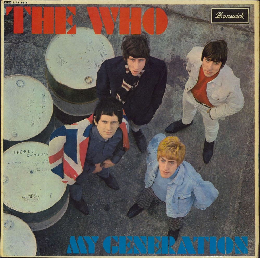 The Who My Generation - 1st - Name Stickered UK vinyl LP album (LP record) LAT8616