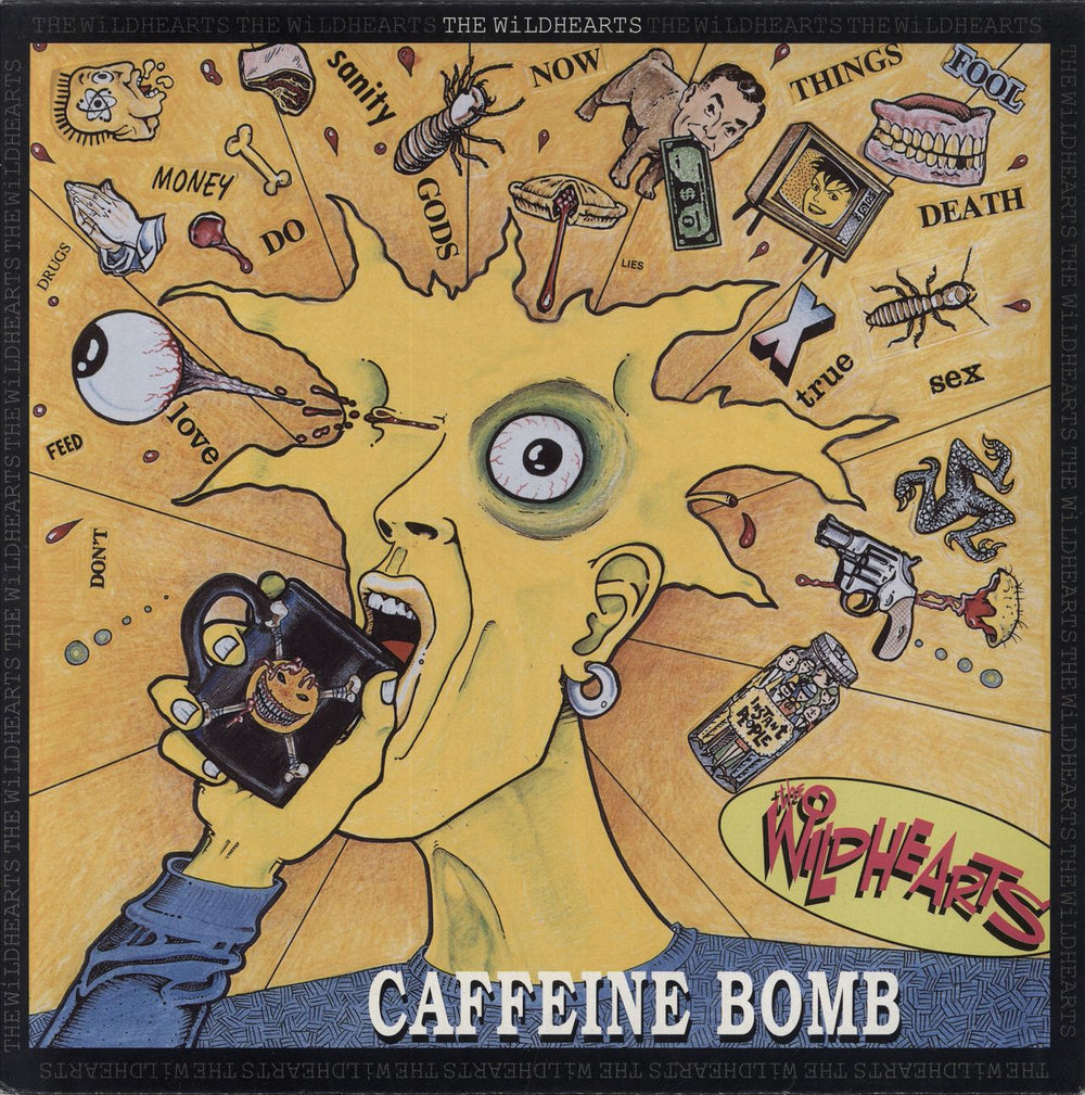 The Wildhearts Caffeine Bomb - P/S UK 12" vinyl single (12 inch record / Maxi-single) YZ794T