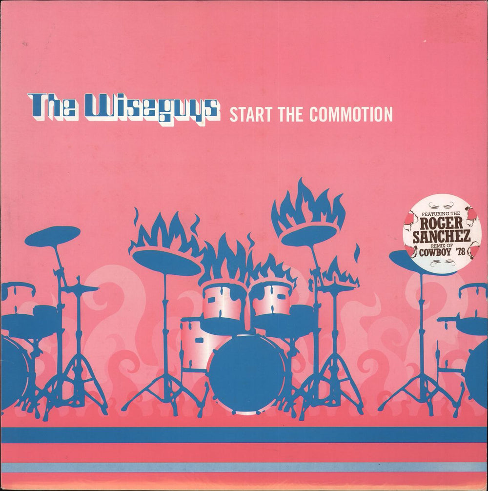 The Wiseguys Start The Commotion UK 12" vinyl single (12 inch record / Maxi-single) WALLT059