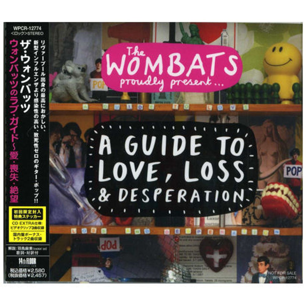 The Wombats A Guide To Love, Loss And Desperation Japanese Promo CD album (CDLP) WPCR-12774