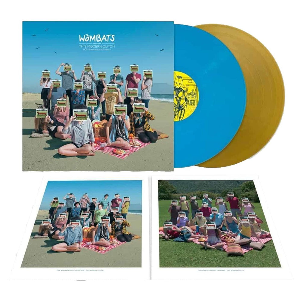 The Wombats This Modern Glitch: 10th Anniversary - Blue & Gold Vinyl - Sealed UK 2-LP vinyl record set (Double LP Album) TWZ2LTH791289