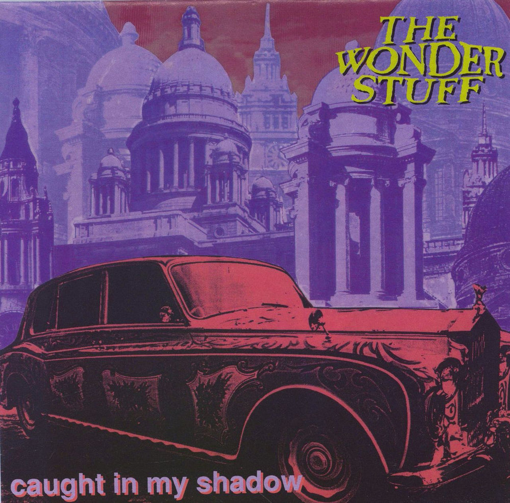 The Wonder Stuff Caught In My Shadow + Insert German 7" vinyl single (7 inch record / 45) 867096-7