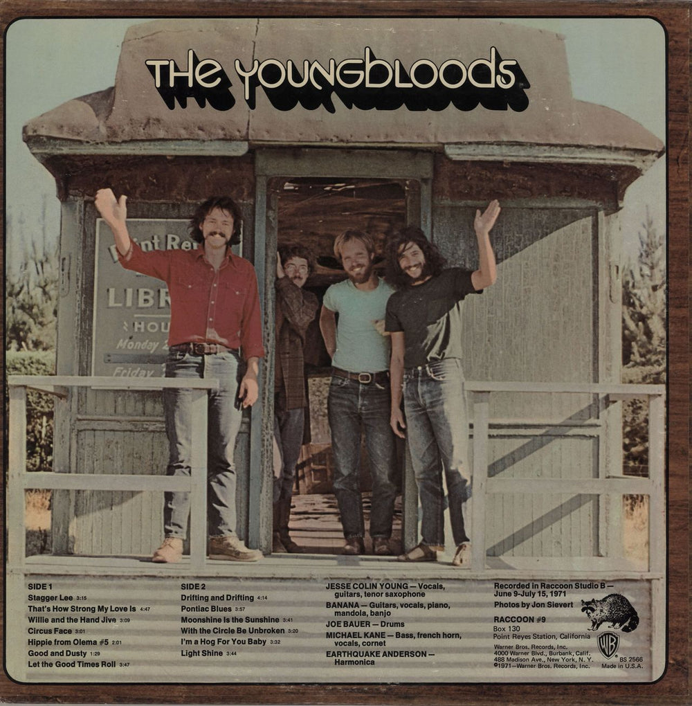 The Youngbloods Good And Dusty US Promo vinyl LP album (LP record)