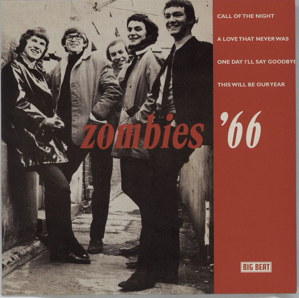 The Zombies Zombies '66 UK 7" vinyl single (7 inch record / 45) LTDEP006