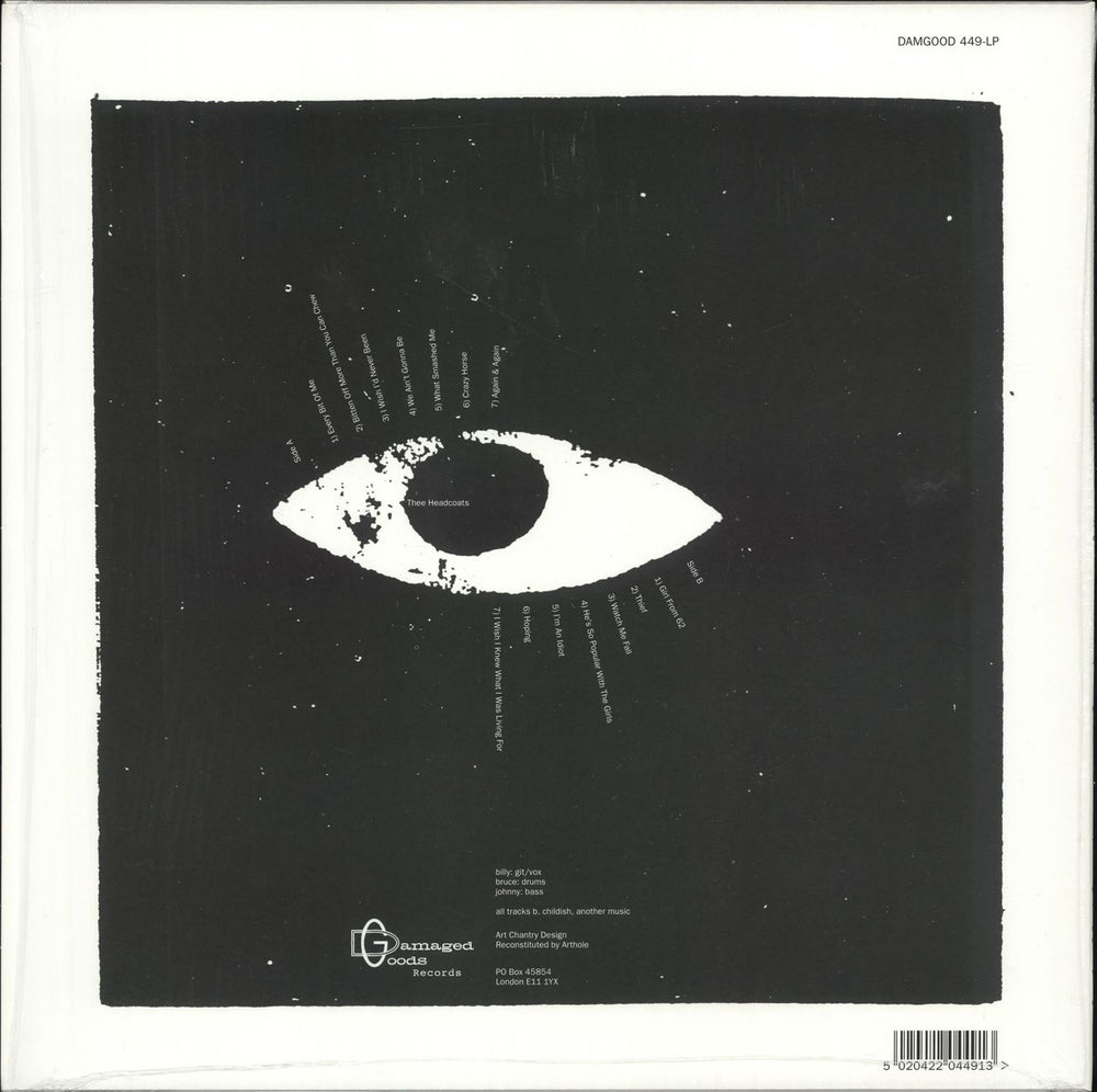 Thee Headcoats Conundrum - Clear Vinyl UK vinyl LP album (LP record) 5020422044913