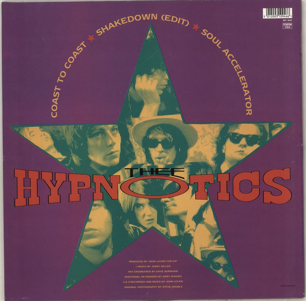 Thee Hypnotics Coast To Coast UK 12" vinyl single (12 inch record / Maxi-single) 5012093109466