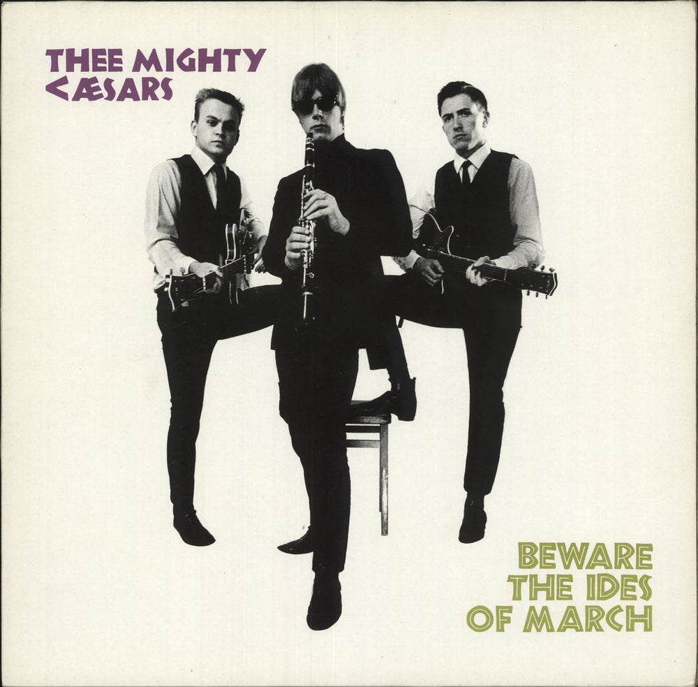 Thee Mighty Caesars Beware The Ides Of March UK vinyl LP album (LP record) WIK45