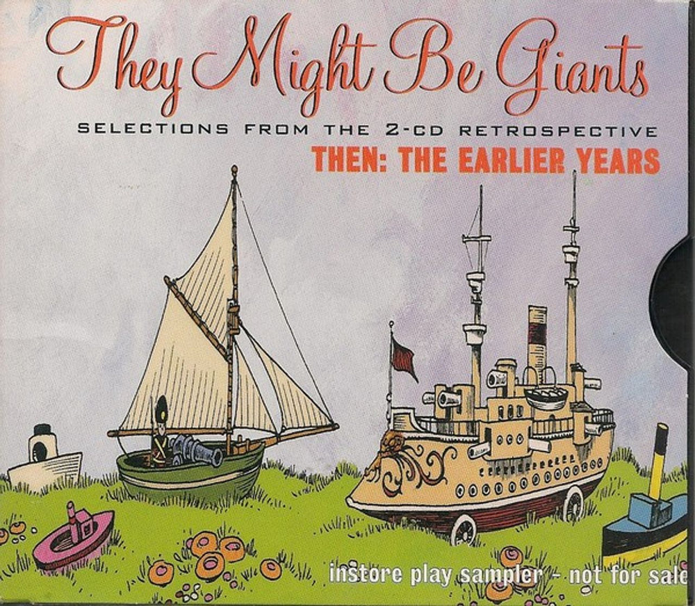 They Might Be Giants Selections From Then... US Promo CD album (CDLP) PRO-095