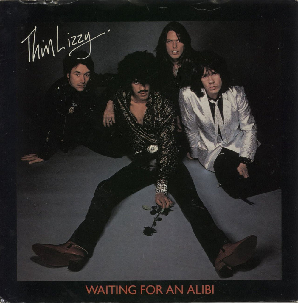 Thin Lizzy Waiting For An Alibi - P/S + Insert UK 7" vinyl single (7 inch record / 45) LIZZY003