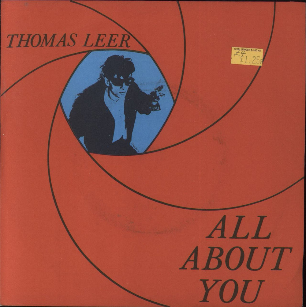 Thomas Leer All About You UK 7" vinyl single (7 inch record / 45) CHERRY52