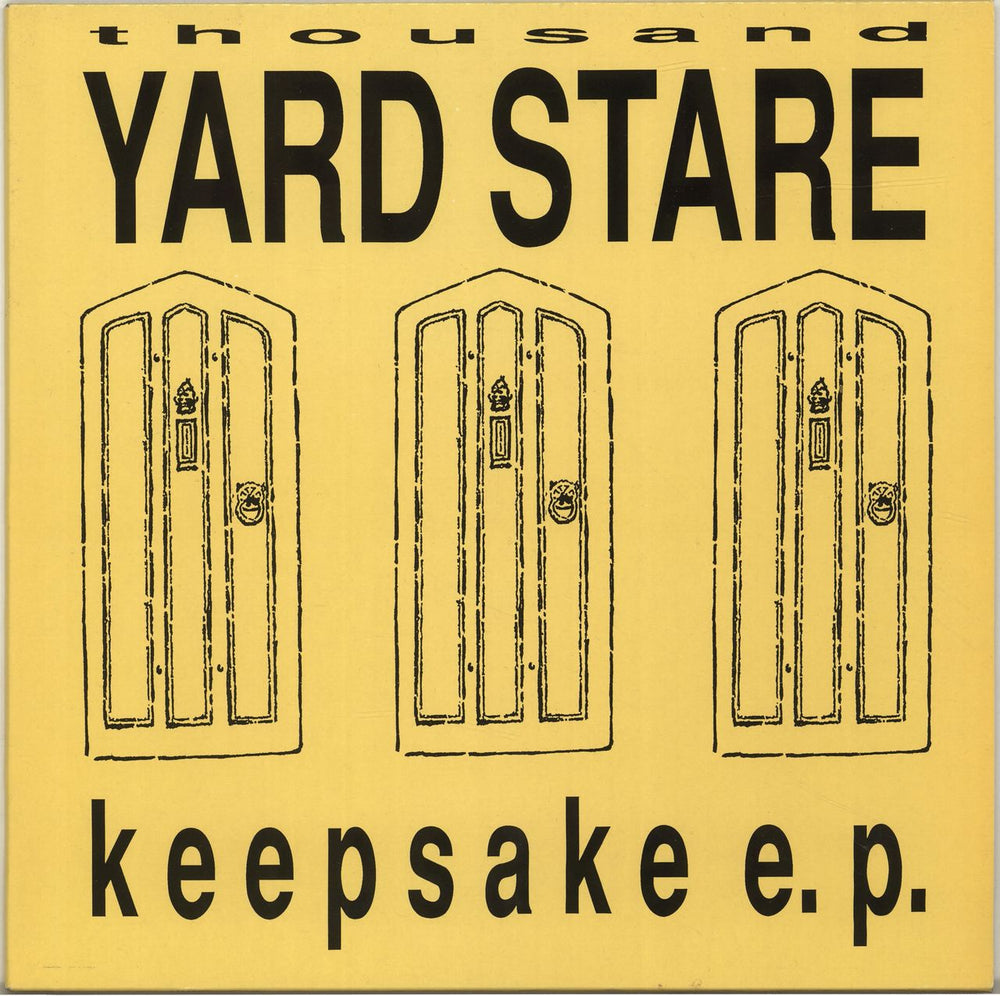 Thousand Yard Stare Keepsake E.P. - Lyric insert UK 12" vinyl single (12 inch record / Maxi-single) AARD004