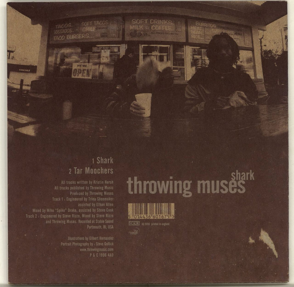 Throwing Muses Shark UK 7" vinyl single (7 inch record / 45) THR07SH71761