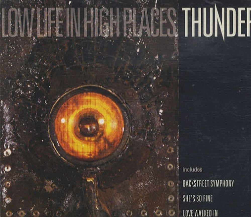 Thunder Low Life In High Places UK CD single (CD5 / 5") CDEM242
