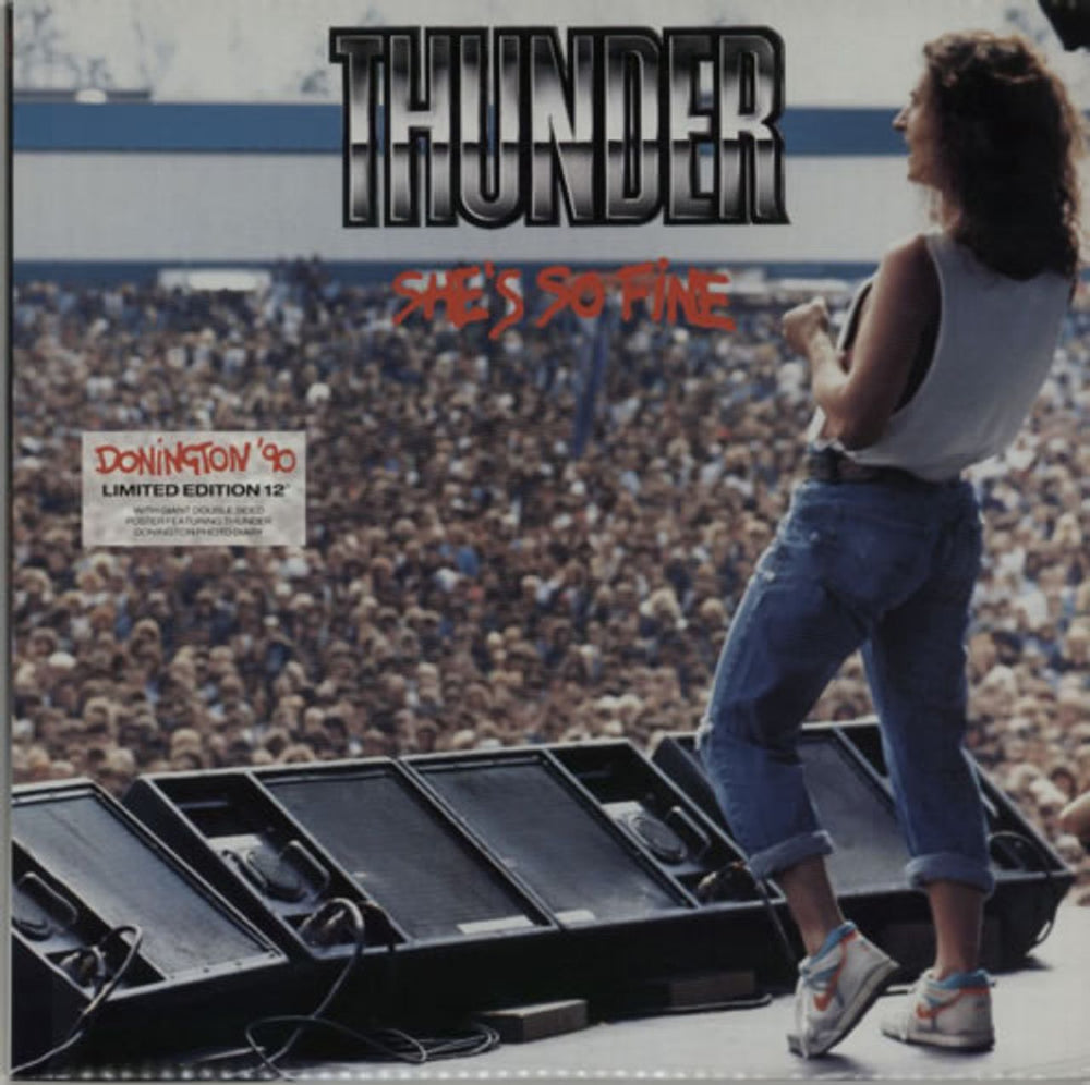 Thunder She's So Fine UK 12" vinyl single (12 inch record / Maxi-single) 12EMP158