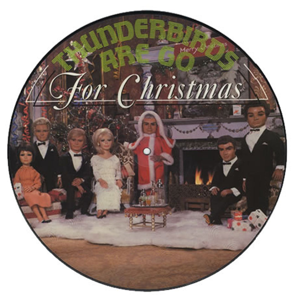 Thunderbirds Thunderbirds Are Go For Christmas UK picture disc LP (vinyl picture disc album) DOWX3